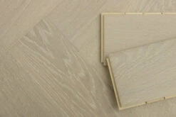 Natural Engineered Flooring Oak Herringbone Polar White Brushed UV Lacquered 15/4mm By 90mm By 600mm -Best Flooring Store 4409 5