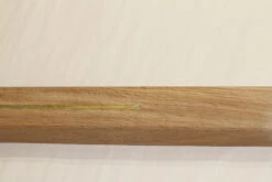 Solid Oak Square Stair Nosing With Brass Smoked 25mm By 40mm By 1000mm