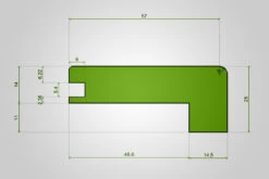 Angled Stair Edging Oak Unfinished 25mm By 60mm By 1000mm -Best Flooring Store angled stair edging oak unfinished 25mm by 60mm by 1000mm ac197 08
