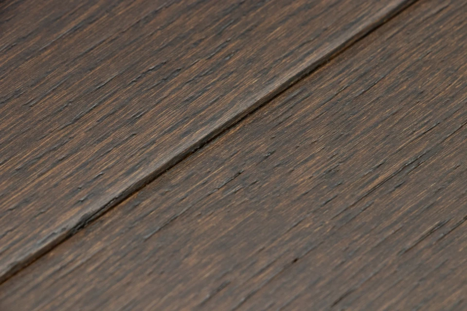 Natural Engineered Flooring Oak Black Tea Brushed UV Oiled 14/3mm By 190mm By 400-1500mm 3 Natural Engineered Flooring Oak Black Tea Brushed UV Oiled 14/3mm By 190mm By 400-1500mm - Image 3