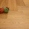 Prime Engineered Flooring Oak Herringbone Brushed Uv Matt Lacquered 14/3mm By 120mm By 600mm