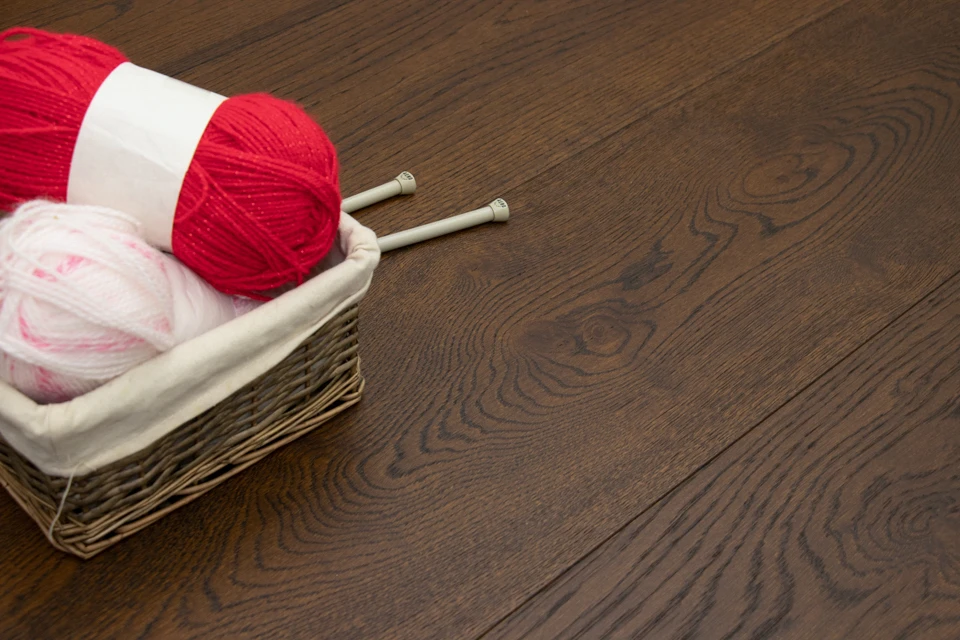 Natural Engineered Flooring Oak Coffee Brushed Uv Lacquered 12/2mm By 190mm By 400-1500mm 2 Natural Engineered Flooring Oak Coffee Brushed Uv Lacquered 12/2mm By 190mm By 400-1500mm - Image 2