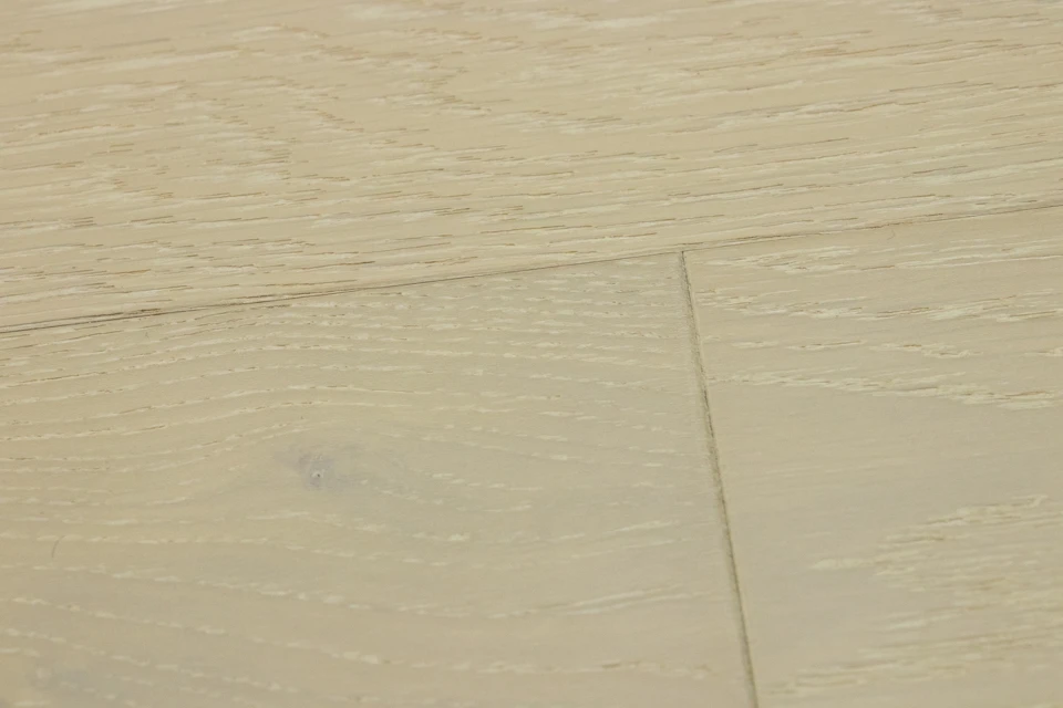 Prime Engineered Flooring Oak Double White Brushed UV Matt Lacquered Eco 14/3mm By 178mm By 1000-2400mm 2 Prime Engineered Flooring Oak Double White Brushed UV Matt Lacquered Eco 14/3mm By 178mm By 1000-2400mm - Image 2