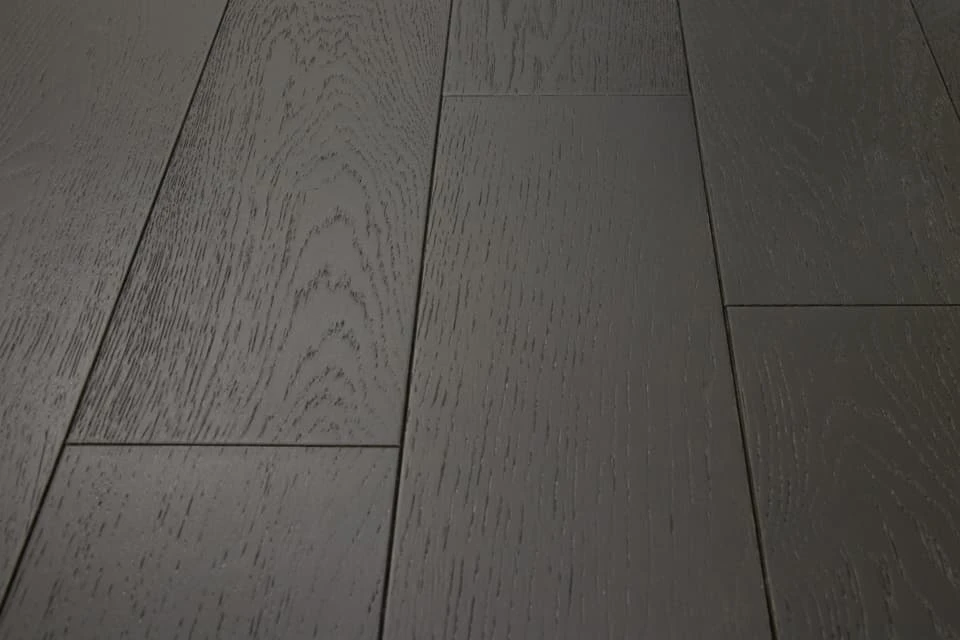 Natural Engineered Flooring Oak Jet Black Brushed Uv Lacquered 10/2mm By 150mm By 400-1500mm 2 Natural Engineered Flooring Oak Jet Black Brushed Uv Lacquered 10/2mm By 150mm By 400-1500mm - Image 2