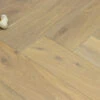 Natural Engineered Flooring Oak Bespoke Herringbone Silver Tiger Hardwax Oiled 16/4mm By 120mm By 580mm
