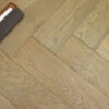 Natural Engineered Flooring Oak Herringbone Roma Brushed UV Lacquered 15/4mm By 90mm By 600mm