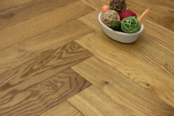 Natural Engineered Flooring Oak Herringbone Smoked Brushed UV Oiled 15/4mm By 90mm By 600mm -Best Flooring Store img 0396