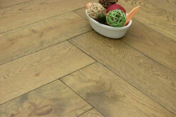 Natural Engineered Flooring Oak Herringbone Cognac Brushed UV Lacquered 15/4mm By 90mm By 600mm -Best Flooring Store img 0536 1