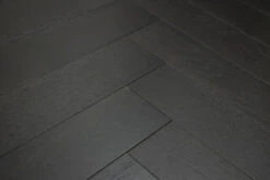 Rustic Engineered Flooring Oak Herringbone Jet Black Brushed UV Lacquered 14/3mm By 125mm By 600mm -Best Flooring Store img 1183 2