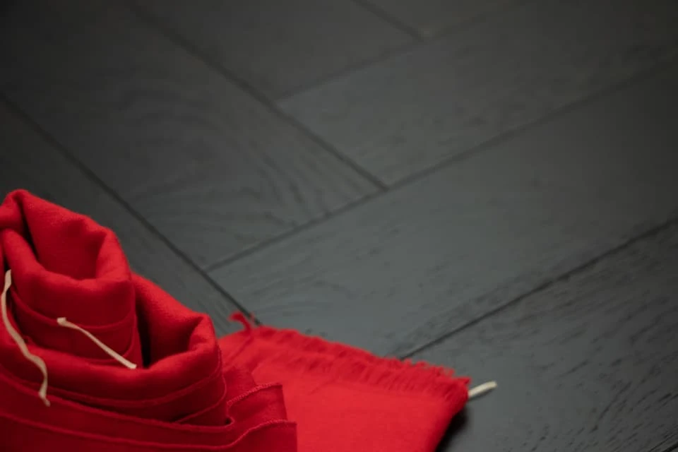 Natural Engineered Flooring Oak Herringbone Jet Black Brushed UV Lacquered 15/4mm By 90mm By 600mm 5 Natural Engineered Flooring Oak Herringbone Jet Black Brushed UV Lacquered 15/4mm By 90mm By 600mm - Image 5