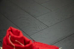 Rustic Engineered Flooring Oak Herringbone Jet Black Brushed UV Lacquered 15/4mm By 90mm By 600mm -Best Flooring Store img 1213