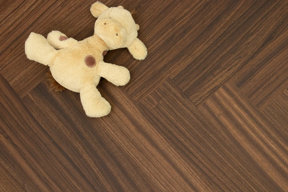 Prime Engineered Flooring African Walnut Herringbone Brushed Matt UV Lacquered 14/3mm By 97mm By 582mm 1 Prime Engineered Flooring African Walnut Herringbone Brushed Matt UV Lacquered 14/3mm By 97mm By 582mm