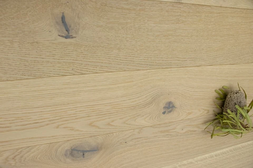 Natural Engineered Flooring Oak Polar Light Sand Brushed UV Oiled 14/4mm By 150mm By 2000mm 3 Natural Engineered Flooring Oak Polar Light Sand Brushed UV Oiled 14/4mm By 150mm By 2000mm - Image 3