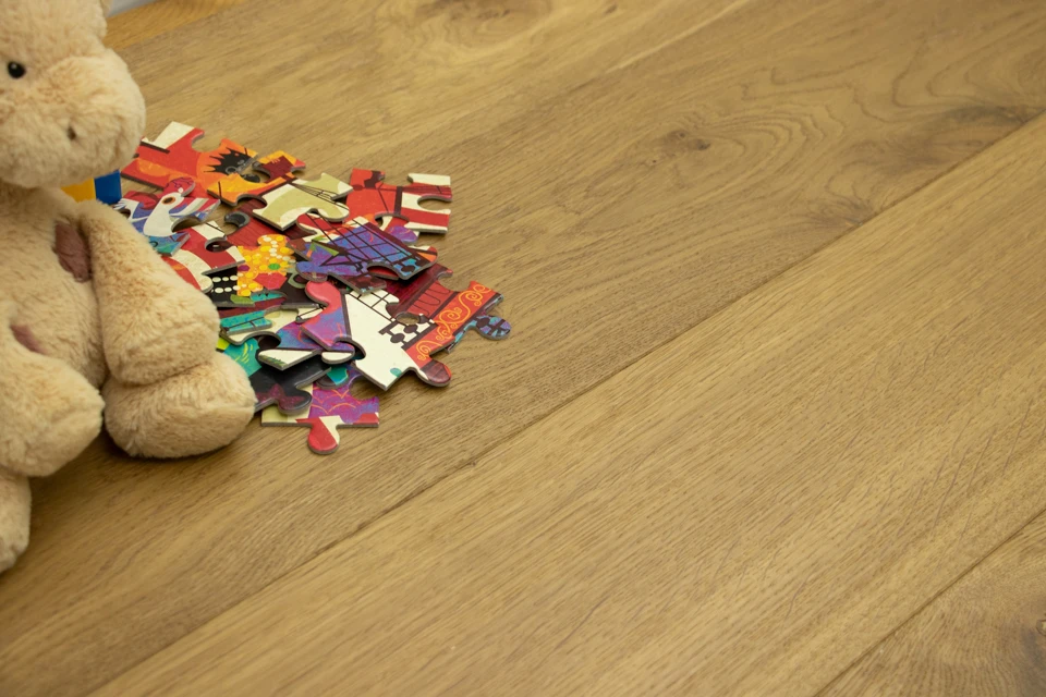 Natural Engineered Flooring Oak Bespoke River Brushed UV Lacquered 16/4mm By 180mm By 1500-2400mm 2 Natural Engineered Flooring Oak Bespoke River Brushed UV Lacquered 16/4mm By 180mm By 1500-2400mm - Image 2