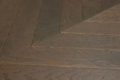 Natural Engineered Flooring Oak Chevron Espresso Piccolo Brushed UV Oiled 15/4mm By 90mm By 600mm -Best Flooring Store natural engineered flooring oak chevron black tea light brushed uv oiled 9