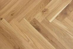 Natural Engineered Flooring Oak Herringbone Brushed UV Oiled 11/3mm By 70mm By 350mm