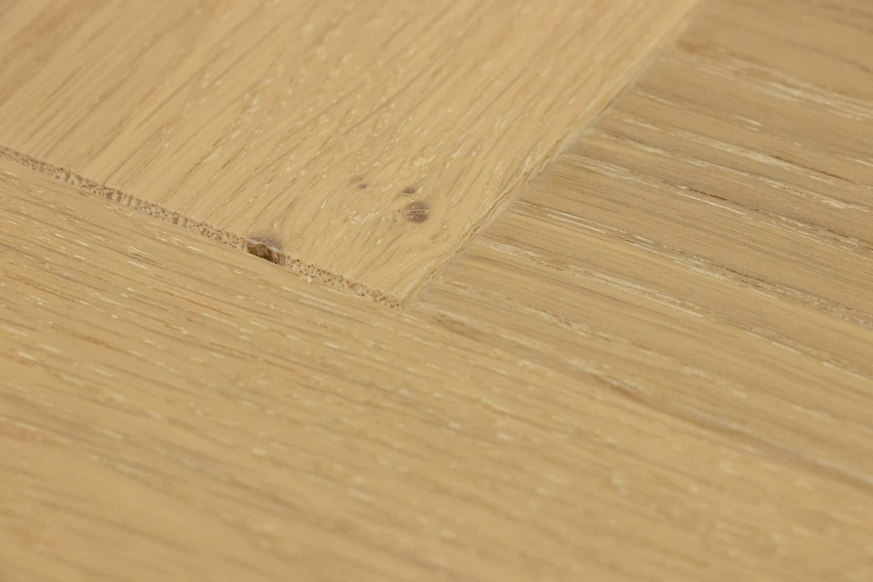 Natural Engineered Flooring Oak Herringbone White Cream UV Oiled 14/3mm By 100mm By 600mm 6 Natural Engineered Flooring Oak Herringbone White Cream UV Oiled 14/3mm By 100mm By 600mm - Image 6