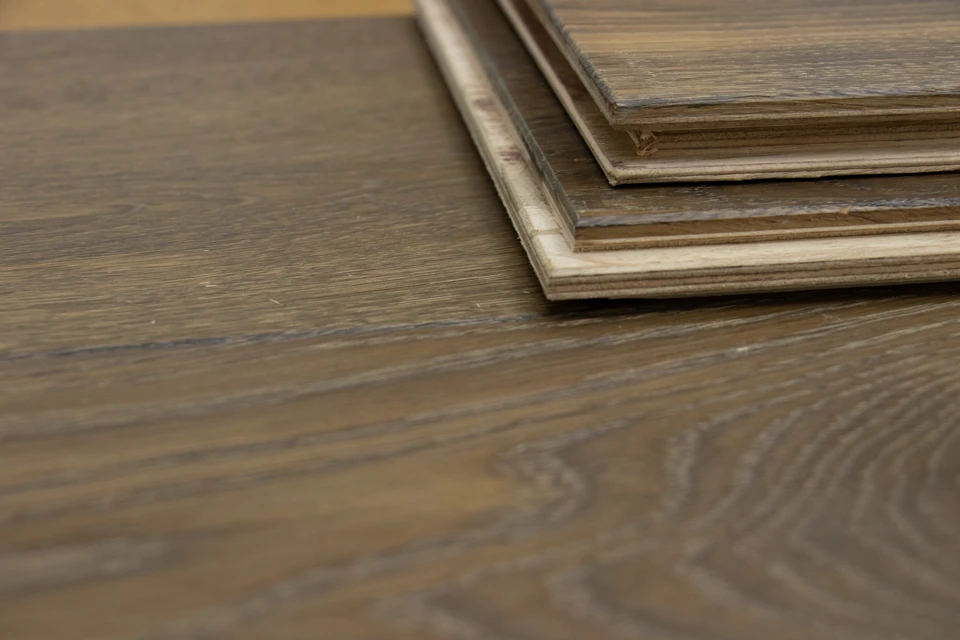 Natural Engineered Flooring Oak Bespoke Cemento Hardwax Oiled 16/4mm By 220mm By 1500-2400mm - Image 5