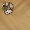 Prime Engineered Flooring Oak Herringbone Brushed UV Semi Matt Lacquered 14/3mm By 98mm By 490mm
