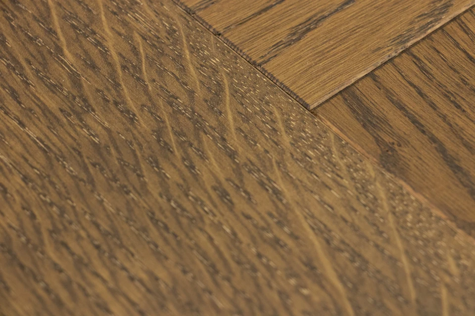 Prime Engineered Flooring Oak Herringbone Coffee Brushed UV Oiled 14/3mm By 98mm By 590mm 4 Prime Engineered Flooring Oak Herringbone Coffee Brushed UV Oiled 14/3mm By 98mm By 590mm - Image 4