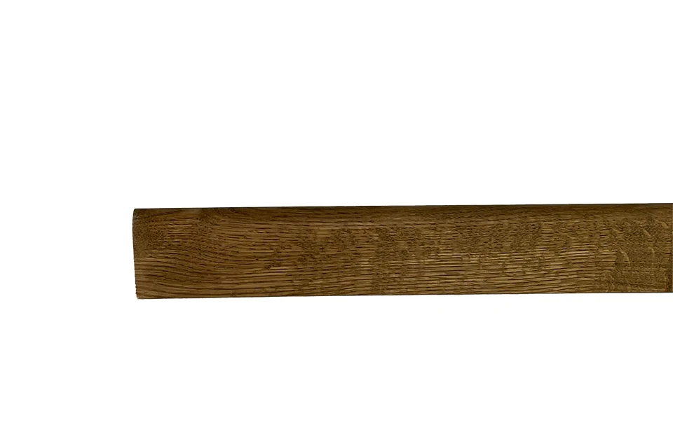 Solid Oak Round Stair Nosing Smoked 25mm By 60mm By 1000mm 2 Solid Oak Round Stair Nosing Smoked 25mm By 60mm By 1000mm - Image 2