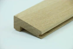 Solid Oak Square Stair Nosing Unfinished 50mm By 24mm By 1100mm -Best Flooring Store square stair edging oak unfinished 2 6 3