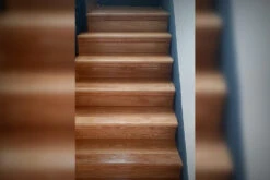 Prime Engineered Flooring Oak Click Smoked Coloured Brushed UV Semi Matt Lacquered 14/3mm By 146mm By 800-1805mm -Best Flooring Store stairs 01