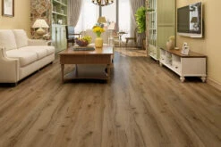 Supremo Luxury Click Vinyl Rigid Core Flooring Adobe Sand With Built In Underlay 5mm By 180mm By 1220mm