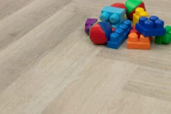 Supremo Luxury Click Vinyl Rigid Core Herringbone Flooring Pure White With Built In Underlay 6mm By 126mm By 630mm -Best Flooring Store vl042 7