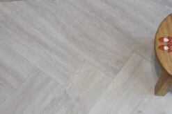 Supremo Diamond Luxury Click Vinyl Rigid Core Herringbone Flooring Bianca With Built In Underlay 8mm By 127mm By 610mm -Best Flooring Store vl090 2